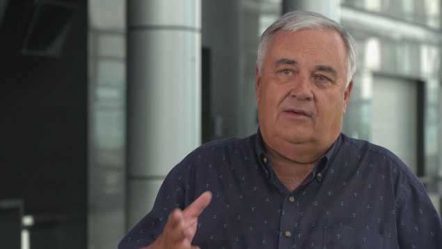 P. Michel Bouchard en entrevue au Centre des congrès.