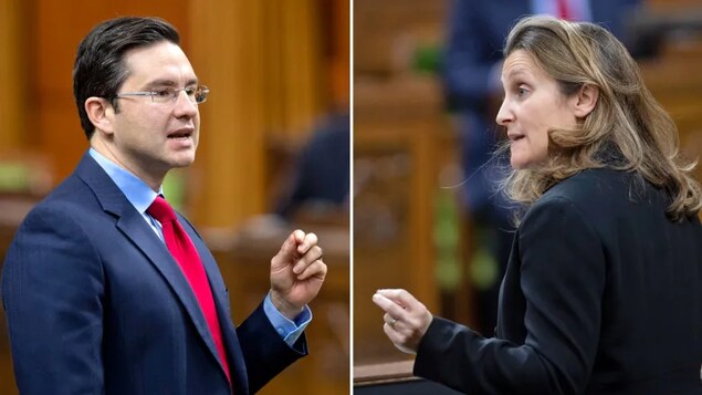 Conservative finance critic Pierre Poilievre and Finance Minister Chrystia Freeland have been butting heads over inflation in the House of Commons.