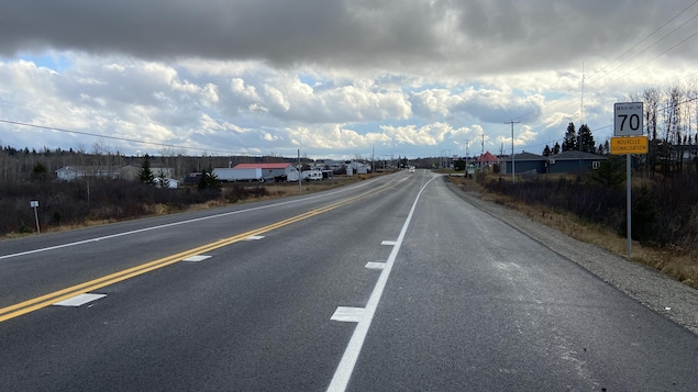 La vitesse est réduite à 70 km/h sur la route 109 près de Pikogan