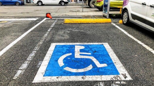 Panneau PVC Parking Places Handicapés Réservées | Signals