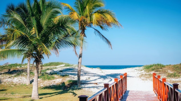 Una playa en Varadero, Cuba.
