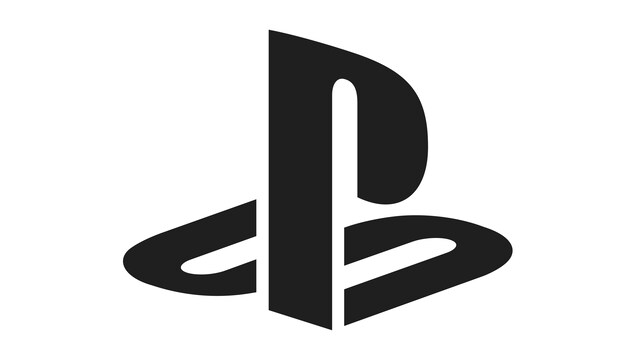 Le logo de PlayStation, en noir sur fond blanc. Le logo de PlayStation, en noir sur fond blanc.