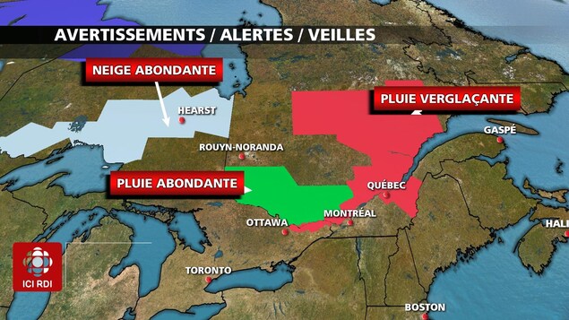 Carte météorologique. Carte météorologique.