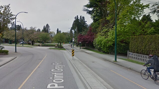 Image de la rue Point Grey à Vancouver. Image de la rue Point Grey à Vancouver.