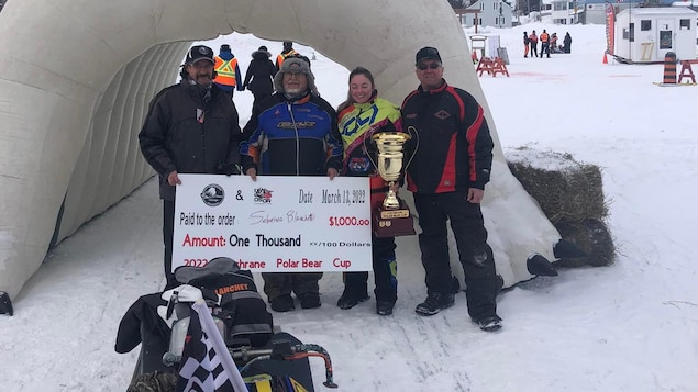 Polar Bear Cup : Sabrina Blanchet remporte la course sur ovale