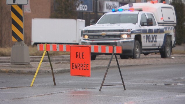 Un voiture du Service de police de la Ville de Gatineau.