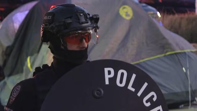 Un policía de Calgary.