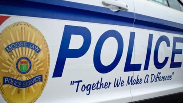 Une voiture de la police de Moose Jaw en Saskatchewan
