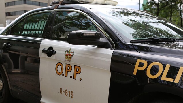 Une autopatrouille de la Police provinciale de l'Ontario.