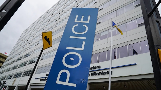Le quartier général de la police de Winnipeg. 
