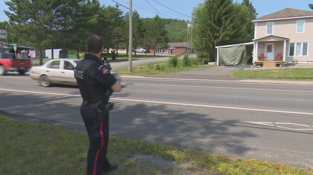 Les policiers d'Edmundston constatent que la vitesse demeure problématique sur les routes. Les policiers d'Edmundston constatent que la vitesse demeure problématique sur les routes.