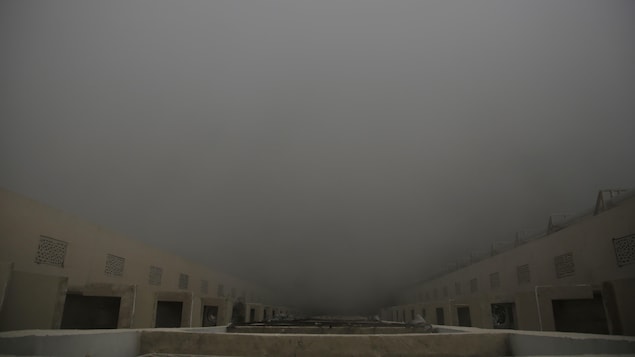 Cette photo prise du dixième étage d'un immeuble de New Delhi en plein jour illustre l'ampleur de la situation. Cette photo prise du dixième étage d'un immeuble de New Delhi en plein jour illustre l'ampleur de la situation.