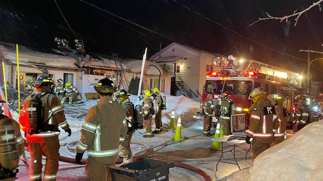 Incendie dans une résidence du secteur de Buckingham