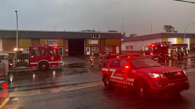 Incendie dans une entreprise de Trois-Rivières
