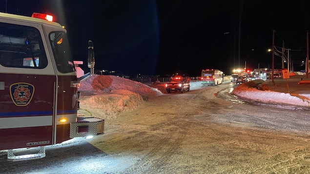 Les pompiers interviennent pour un incendie sur le chemin Saint-Jean à La Baie