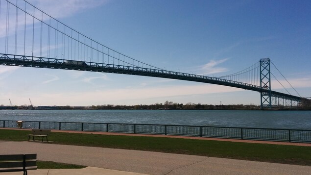 Le pont Ambassador à Windsor en Ontario.