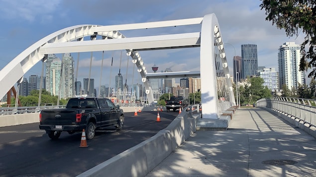 Le pont d’Inglewood, à Calgary, opérationnel après deux ans de retard