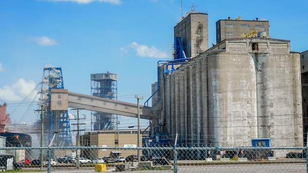 Les silos du port de Trois-Rivières