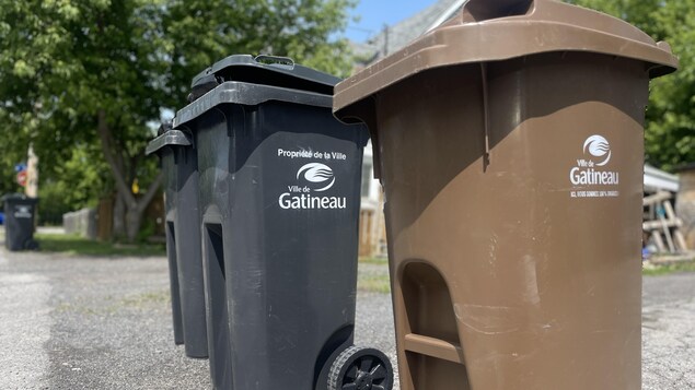 La collecte des ordures à Gatineau. 