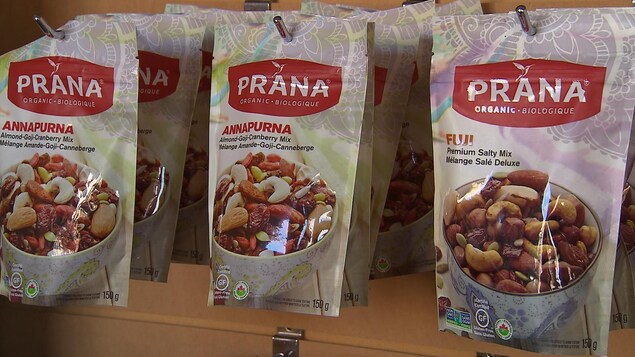 L'entreprise Prana se spécialise dans la production de produits alimentaires biologiques.