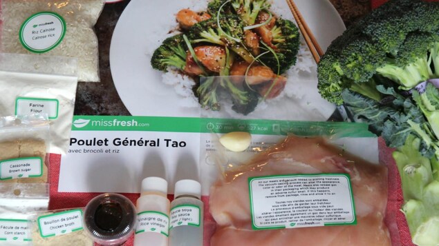 Les ingrédients réunis pour la recette de poulet Général Tao de Miss Fresh Les ingrédients réunis pour la recette de poulet Général Tao de Miss Fresh