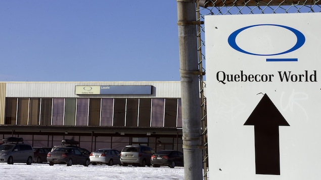 L'imprimerie de Quebecor World à Lasalle, le 21 janvier 2008.