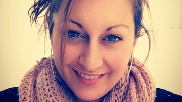 Un egoportrait de Rachelle Leger en hiver.
