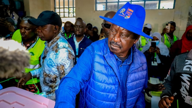 Kenya : le perdant Raila Odinga rejette les résultats de la présidentielle