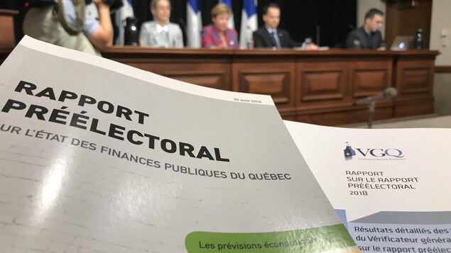 L'obligation de présenter aux citoyens un rapport complet sur l’état des finances publiques validé par un œil externe avant le déclenchement d’une campagne électorale est une mesure libérale adoptée en avril 2015. Il s'agit donc de tout premier rapport de la sorte. L'obligation de présenter aux citoyens un rapport complet sur l’état des finances publiques validé par un œil externe avant le déclenchement d’une campagne électorale est une mesure libérale adoptée en avril 2015. Il s'agit donc de tout premier rapport de la sorte.