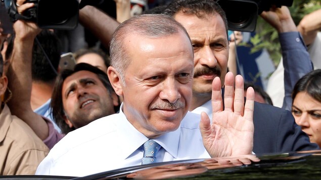 Le président sortant Recep Tayyip Erdogan. Le président sortant Recep Tayyip Erdogan.