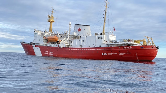 Un navire de la Garde côtière canadienne.
