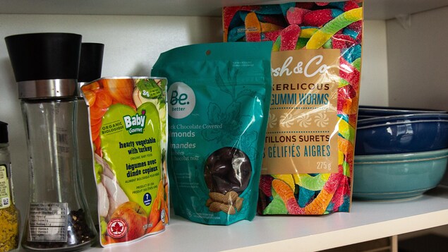 Des sacs de bonbons qui tiennent debout. Des sacs de bonbons qui tiennent debout.