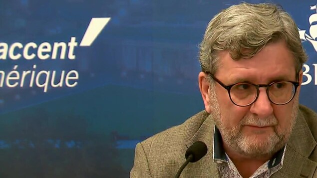 Régis Labeaume, maire de Québec, lors d'un point de presse le 16 juin 2020
