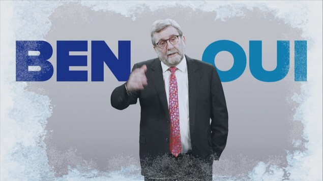 Régis Labeaume prend la parole dans une publicité pour vendre le projet de réseau de tramway à Québec.