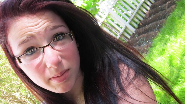 Selfie pris par Rehtaeh Parsons.