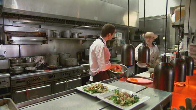 La cuisine du restaurant Les Frères de la Côte à Québec