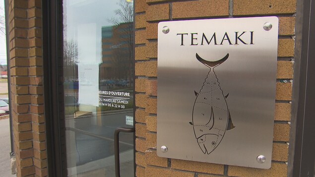 La porte d'entrée du restaurant Temaki.