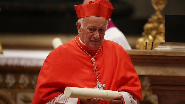 L'archevêque de Santiago Ricardo Ezzati en visite au Vatican.