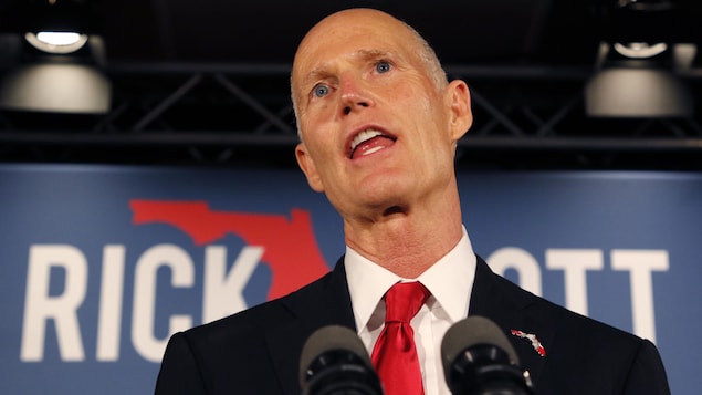 L'élection sénatoriale en Floride oppose le républicain Rick Scott (photo), gouverneur sortant, et le démocrate sortant Bill Nelson. L'élection sénatoriale en Floride oppose le républicain Rick Scott (photo), gouverneur sortant, et le démocrate sortant Bill Nelson.