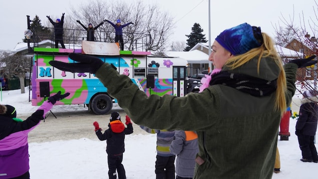 Un autobus festif en tournée dans les quartiers de Rimouski