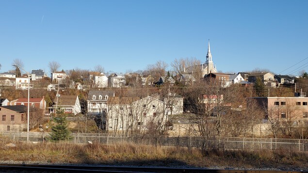 Une vue d'ensemble de l'un des quartiers de Rivière-du-Loup.