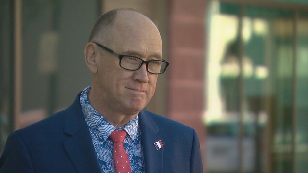Le président de la Société de l'Acadie du Nouveau-Brunswick, Robert Melanson