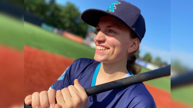 Une receveuse à sa place parmi les gars, chez les Alouettes