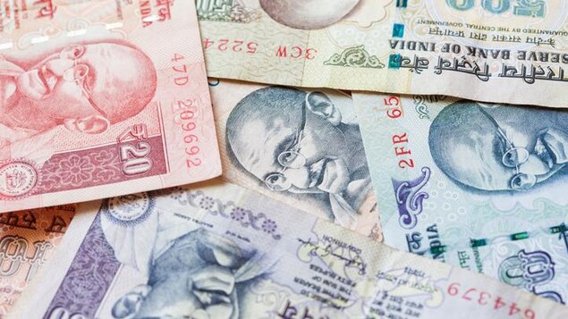 Le visage de Gandhi apparait sur les billets en Inde Le visage de Gandhi apparait sur les billets en Inde