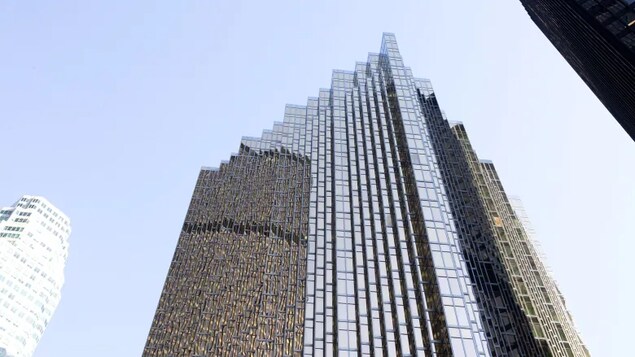 Royal Bank Plaza, clad in 24-karat gold windows, stands in the financial district of Toronto on Feb. 21, 2020. 