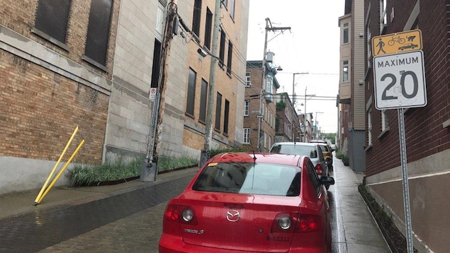 La rue Sainte-Claire est une rue «partagée» depuis 2013.