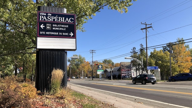 La Ville de Paspébiac en automne
