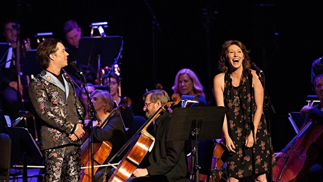 Rufus Wainwright et sa soeur, Martha Rufus Wainwright et sa soeur, Martha