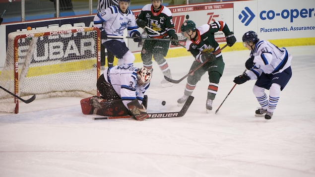 Défaite des Saguenéens de Chicoutimi contre les Mooseheads d’Halifax