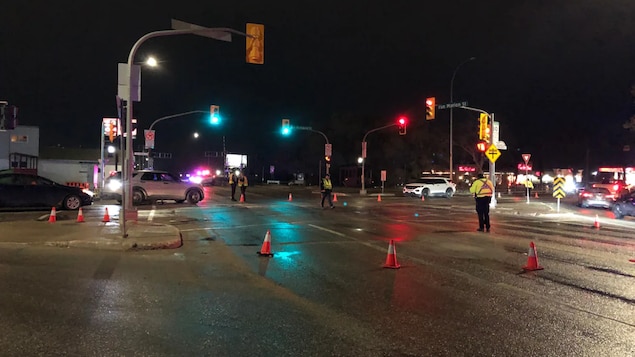 Une femme à l’hôpital après un délit de fuite à Saint-Boniface